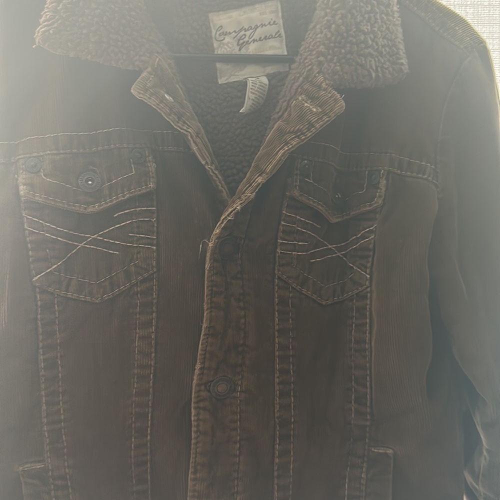 Cute Brown Corduroy Jacket